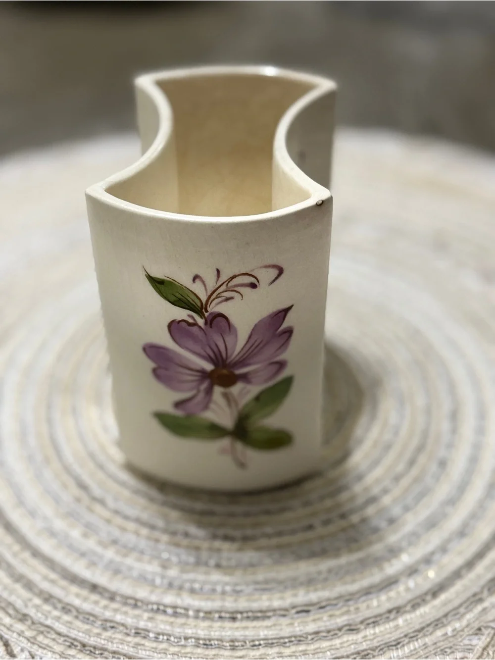 Vintage FTD Vase - Hand Painted in Portugal